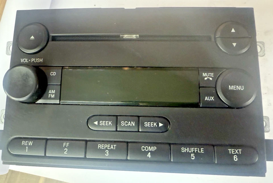 Receptor de radio AM/FM Mercury Montego 2005-2007 identificación de reproductor de CD 5F9T-18C869-AG OEM Foto 1 de 4