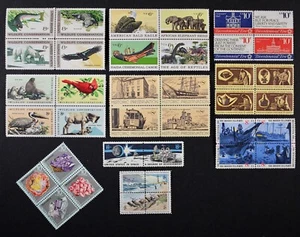 U.S. 1970-1974 Vintage Collection of 10 complete sets total of 38 stamps Mint NH - Picture 1 of 1