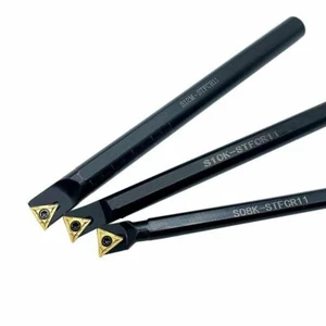 S08K-STFCR11+ S10K-STFCR11+ S12M-STFCR11 Boring Bars +3PCS TCMT110204 inserts - Picture 1 of 10