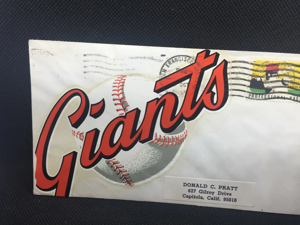 1969 San Francisco Giants First Day Issue Professional Baseball Stamp  - Image 1 of 2