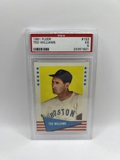 Ted Williams 1961 Fleer #152 Baseball Greats Card PSA 5 EX