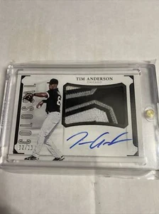 2016 Panini National Treasures Colossal Patch Autograph CS-TA Tim Anderson 2/10 - Picture 1 of 2