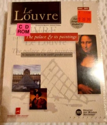 Le Louvre - The Palace And Its Paintings - CD-Rom - Mac or PC 1995 / & BONUS - Image 1 of 4