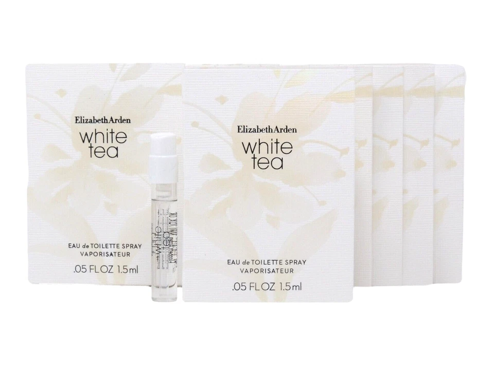 ELIZABETH ARDEN WHITE TEA EDT 1.5ml .05fl oz x 10 PERFUME SPRAY SAMPLE VIALS - Image 1 of 1