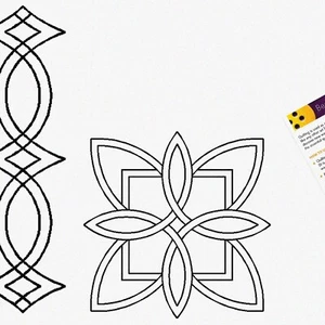 Celtic QuiltMaster: 2-in-1 Block & Border Patterns for Machine & Hand Quilting - - Picture 1 of 6