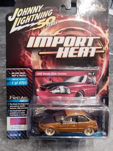JOHNNY LIGHTNING 1996 HONDA CIVIC CHASE PIECE IMPORT HEAT 1.64 - Picture 1 of 2