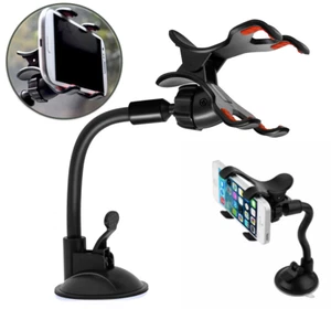 Flexible Car Windshield Suction Mount Holder Bracket For Samsung Galaxy S II 2 - Picture 1 of 6