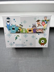 Disney Parks Pixar Holiday Card & Envelope Set 20 Blanko Karten Weihnachten NEU - Bild 1 von 5