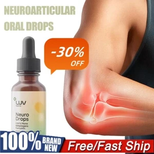 LUV Neuro Drops: Lion's Mane & Turmeric Adaptogen Mushroom Drops for Nerve&Joi! - Picture 1 of 9