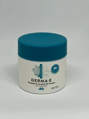 NEW Derma E Vitamin E 12 000 IU Creme 4 oz 113 g Cruelty-Free, EcoFriendly - image 1 of 4