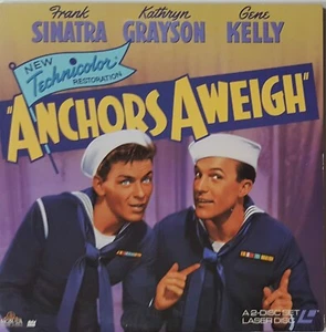 ANCHORS AWEIGH: Frank Sinatra, Gene Kelly (Laserdisc, MGM 1945) Comedy, Musical - Imagen 1 de 6