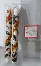 DEPT 56 Peace On Earth Taper Candle Set of 2 Christmas Holiday Taper 