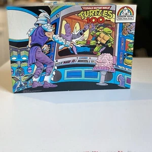 Vintage 1989 TMNT Technodrome 100pc Jigsaw Puzzle COMPLETE Ninja Turtles 80s 90s - Picture 1 of 9