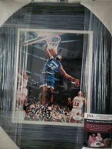 Shaquille O'Neal Signed 8x10 Photo JSA #AB10436 FRAMED/NEW Orlando Magic 1996 - Picture 1 of 6