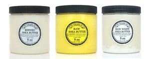 Premium High Quality Shea Butters Raw Cold Pressed Grade A Choose Your Butter - Picture 1 of 15