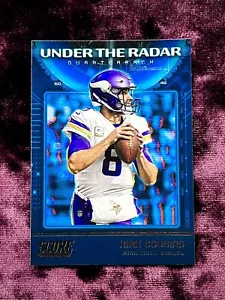 Maglietta Kirk Cousins 2020 punteggio sotto radar inserto blu nuova di zecca leggende vichinghe JJ- - Foto 1 di 2