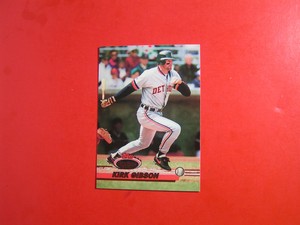 1993 Stadium Club Tigers Team Set of 24 cards. Gibson Trammell Fielder Whitaker