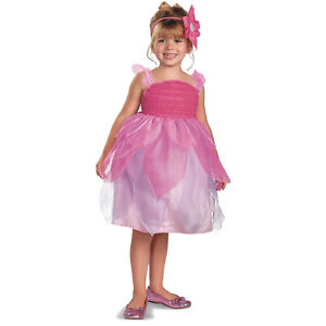 Girl's Blossom Garden Fairy Flower Easter Spring Halloween Costume Pink Dress