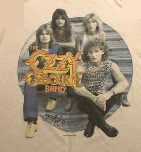 1982 Ozzy Osbourne Concert Tour Band Shirt Classic White Unisex S-4XL UU146 - Picture 1 of 4