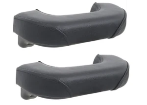 OER Black Armrest Set With Mounting Screws 1947-1955 Chevy and GMC Pickup Trucks - Picture 1 of 7
