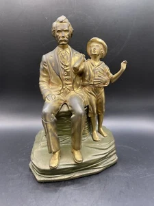 Sujetalibros vintage ANTIGUO J.B. JENNINGS BROTHERS MARK TWAIN TOM SAWYER - Imagen 1 de 9