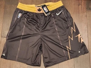 Nike Toronto Raptors 21/22 City Edition Basketball Shorts - NWT - Picture 1 of 3