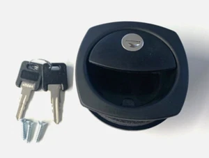 Trimark Access Compartment Door Lock Black Plastic for Caravan + Motorhome GLL9 - Picture 1 of 13