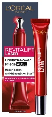 L'Oréal Paris RevitaLift Laser X3 Anti-Age Pflege Auge 15ml Loreal OVP - Bild 1 von 4
