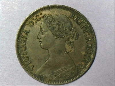 1868 UK farthing - Image 1 of 2