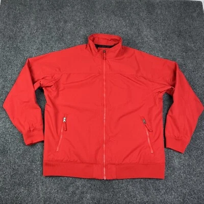 Duluth Bomber Jacket Mens L Red Lightweight Grab Full Zip Windbreaker Outdoor - Image 1 of 4