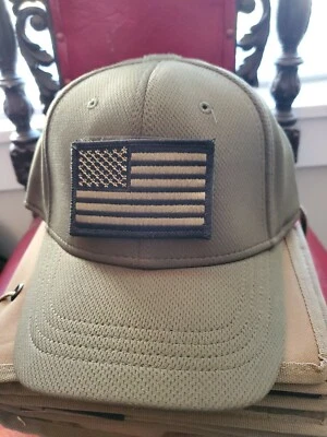 Condor Flex Fit Hat Olive161080-001-s/m - New with flag and usa patch - Image 1 of 3
