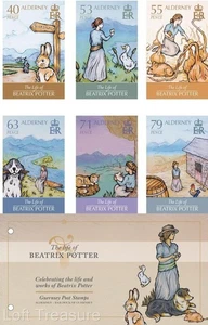 Alderney Stamps: "The Life of Beatrix Potter" Presentation Pack 2013 - Picture 1 of 6