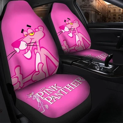 Fundas de asiento de coche personalizadas Pink Panther - Protectores decorativos premium Foto 1 de 3