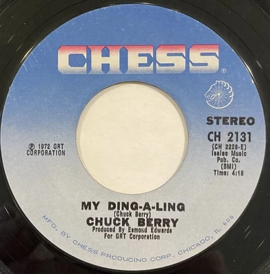 Chuck Berry – My Ding-A-Ling / Johnny B. Goode – Chess – CH 2131 – 1972 45 RPM - Image 1 of 4