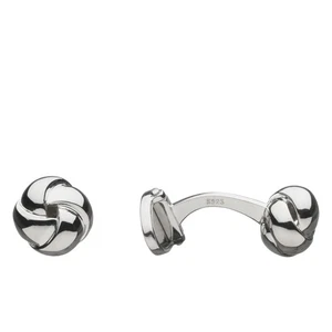 LINKS OF LONDON Herren Einzel Knoten Sterlingsilber T-Stab Manschettenknöpfe NEU UVP100 - Bild 1 von 1