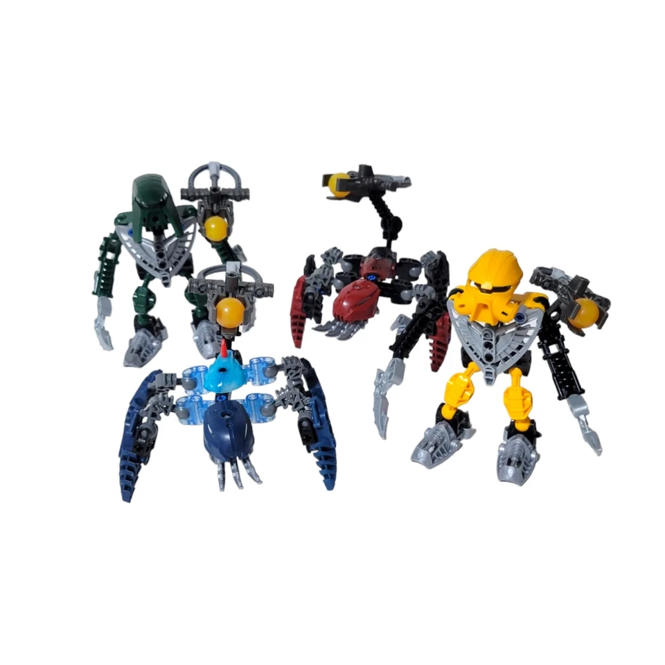 LEGO Bionicle Matoran Of Mahri Nui 2007 Complete W/ Zamor Spheres  - Image 1 of 4