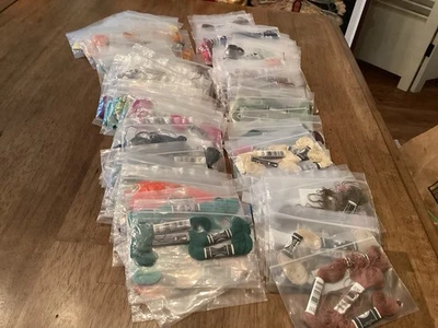 215+ Skeins DMC Flower Thread - Image 1 of 2