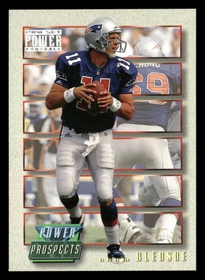 1993 Pro Set Power Update #PP1 Drew Bledsoe Power Prospects RC - Image 1 of 2