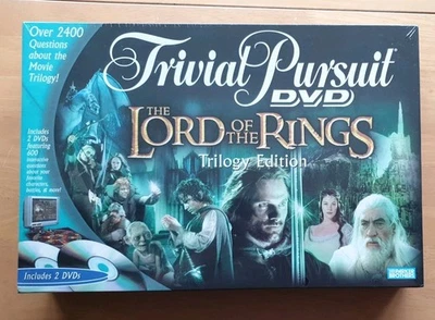 The Lord Of The Rings Trivial Pursuit Trilogy Edition DVD Board Game New Sealed - Image 1 of 4