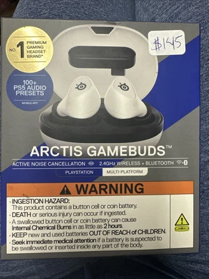 SteelSeries - Arctis GameBuds True Wireless Noise Cancelling Gaming Earbuds f... - Image 1 of 2