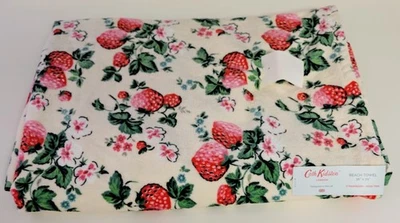 "Toalla de playa Cath Kidston piscina fresa 36"" X 70"" rosa rosa" Foto 1 de 4
