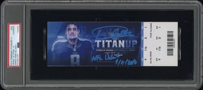 Derrick Henry Signed Full Debut Ticket Stub w/ "NFL Debut 9/11/16" PSA - Image 1 of 3