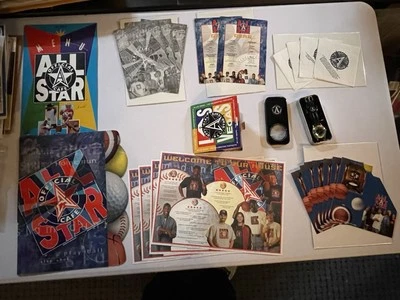 Griffey Jr 1990’s All Star Cafe 25-Items, Auto Leather Jacket Jersey, Menus, 1/1 - Image 1 of 4