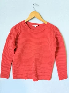 Gerard Darel Orange Ripped Jumper Sweater Size 3 AU 12 - Bild 1 von 4