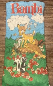 Saco de dormir vintage para niños Disney Bambi con cremallera - Imagen 1 de 5
