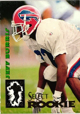 1994 Select Rookie - Jeff Burris #219 (RC) - Bills - Image 1 of 2