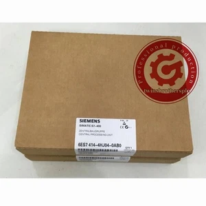 SIEMENS 1PC 6ES7414-4HJ04-0AB0 Central Processing Unit 6ES7 414-4HJ04-0AB0. - Picture 1 of 6