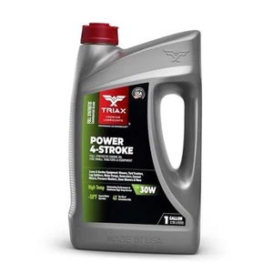 TRIAX Power 4 tiempos 30 W totalmente sintético, aceite de motor pequeño 1 gal - Picture 1 of 8