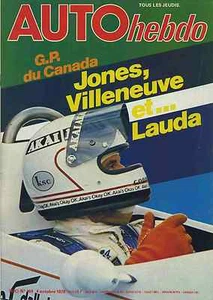 AUTO HEBDO Nr. 184 04.10.1979 GP CANADA 4H du MANS VILLENEUVE LAUDA ZYPERN - Bild 1 von 1