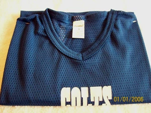 NWT NFL INDIANAPOLIS COLTS FRANKLIN FOOTBALL MESH LARGE YOUTH BOYS KIDS JERSEY - Picture 1 of 3